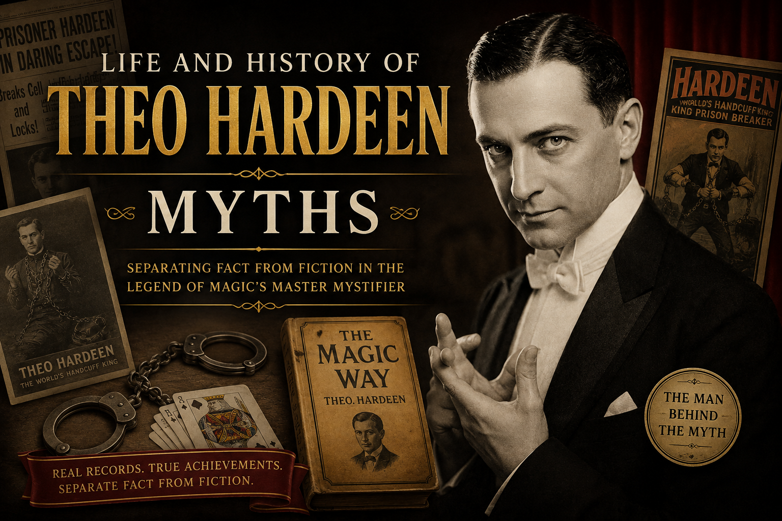 This guide explains Life and History of Theo Hardeen: Myths by separating provable records from vaudeville-era hype and recycled newspaper lore.