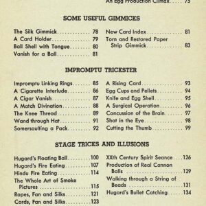Hugard’s Magic Annual for 1937 Magic and Illusions