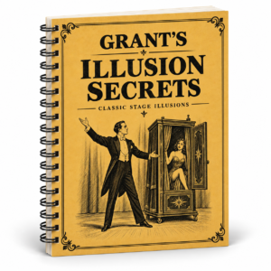 UF Grant Illusion Secrets refers to a legendary series of magic publications and building blueprints created by the highly prolific magic inventor UF Grant.