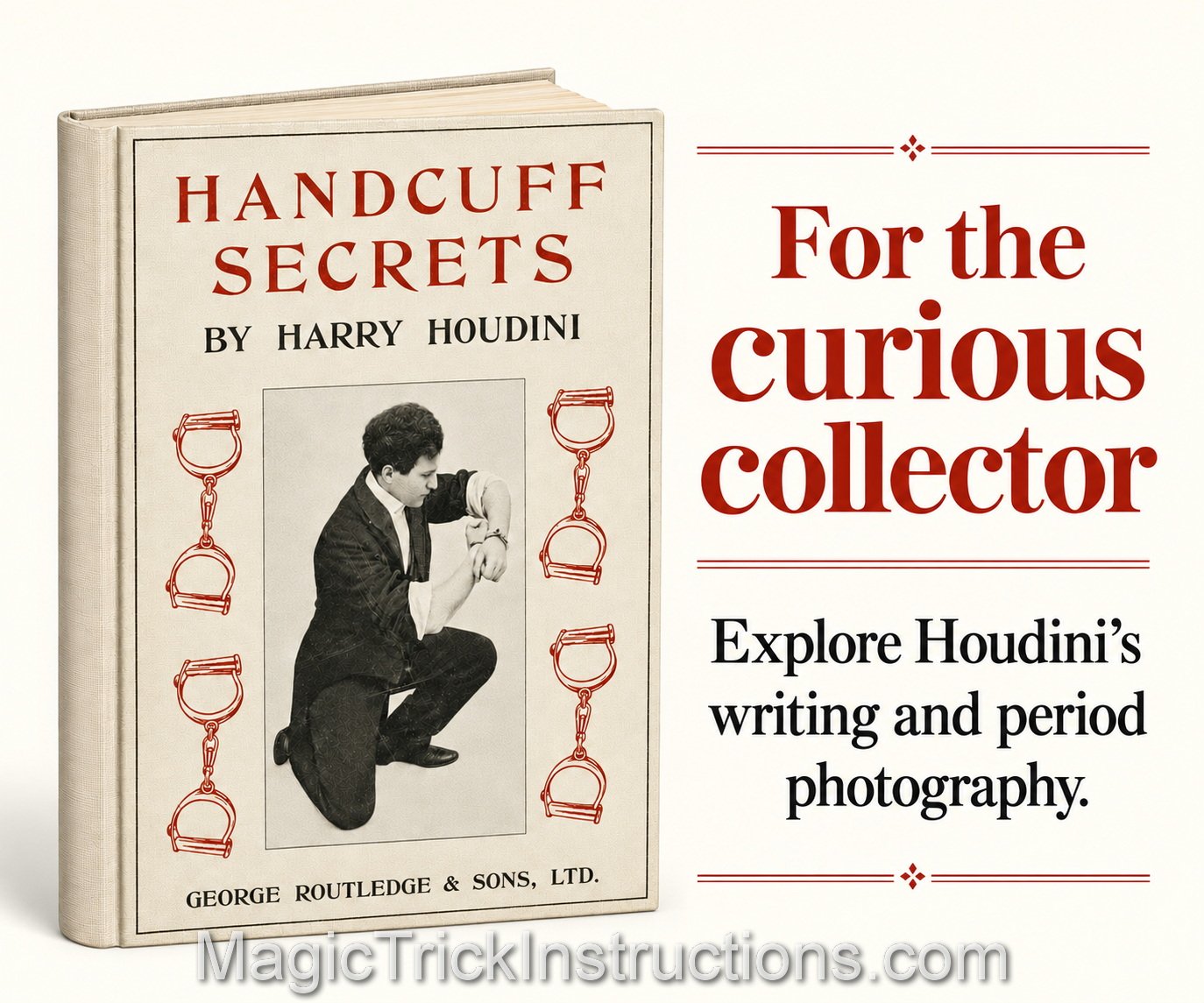 Harry Houdini Handcuff Secrets - The entire world was captivated by one man who could do the impossible and escape from anything.