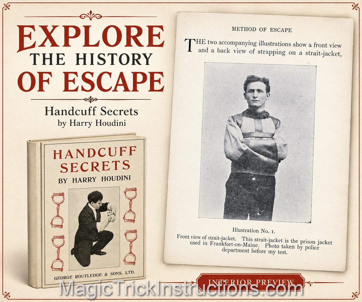 Harry Houdini Handcuff Secrets - The entire world was captivated by one man who could do the impossible and escape from anything.