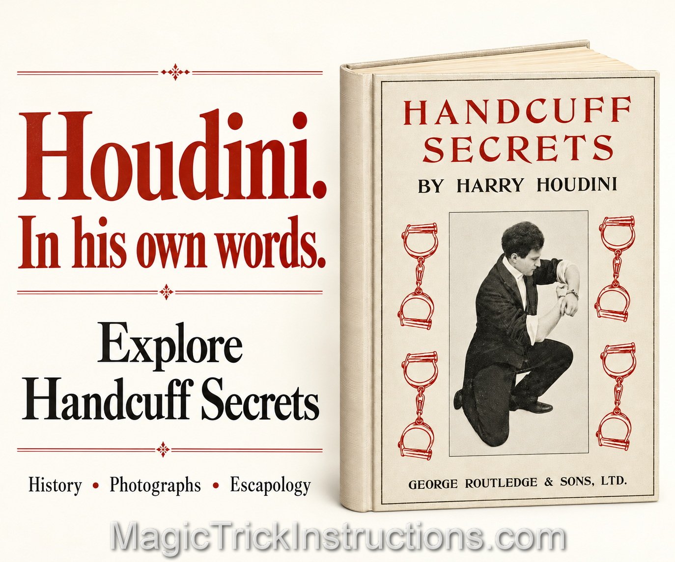 Harry Houdini Handcuff Secrets - The entire world was captivated by one man who could do the impossible and escape from anything.